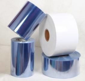 Υψηλής φραγίδας άκαμπτη διαφανής ταινία PVC 250 μm επικαλυμμένη με Pvdc