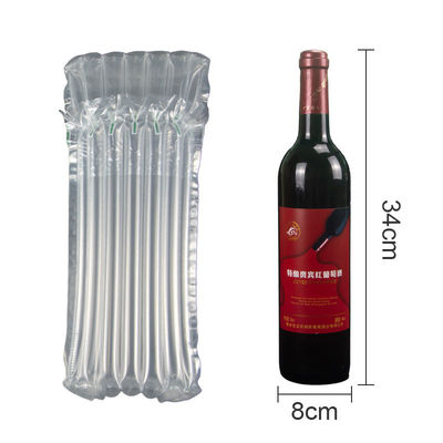42*24cm Air Tube Bag Κόκκινο κρασί Προστατευτική ατμοσφαιρική στήλη σακούλα Shock Proof Buffer Bubble Προστατευτική μεταφορά