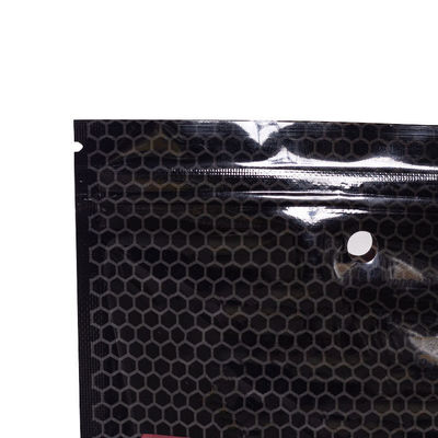 Επικάλυψη PVDC PET Πολυστρώμα πλαστικό Stand up Zip Lock Pouch Custom πάχος 100-130 μm