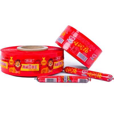 Εκτύπωση Προσαρμογή Sausage Casing Plastic Rolls Instant Ham Smoked PVDC Lidding Upper Bottom Θερμικό σχηματισμό