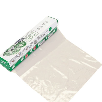 Φρέσκος ασφαλής διαφανής PVDC Food Wrap Cling Film Roll για λαχανικά εξατομικευμένο