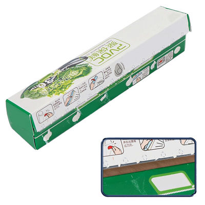 Φρέσκος ασφαλής διαφανής PVDC Food Wrap Cling Film Roll για λαχανικά εξατομικευμένο