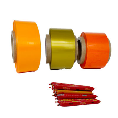 Καλιβέραιο 19mm έως 220mm Pvdc περιβλήματα ταινίες συσκευασία λουκάνικα κρέατος