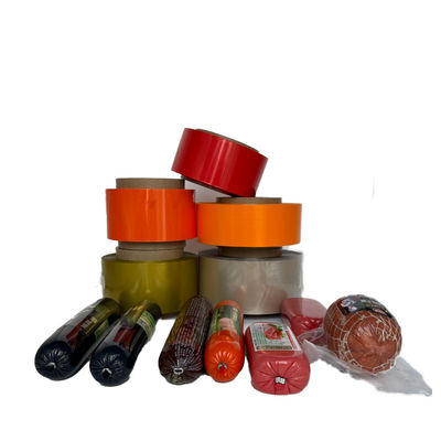 Καλιβέραιο 19mm έως 220mm Pvdc περιβλήματα ταινίες συσκευασία λουκάνικα κρέατος